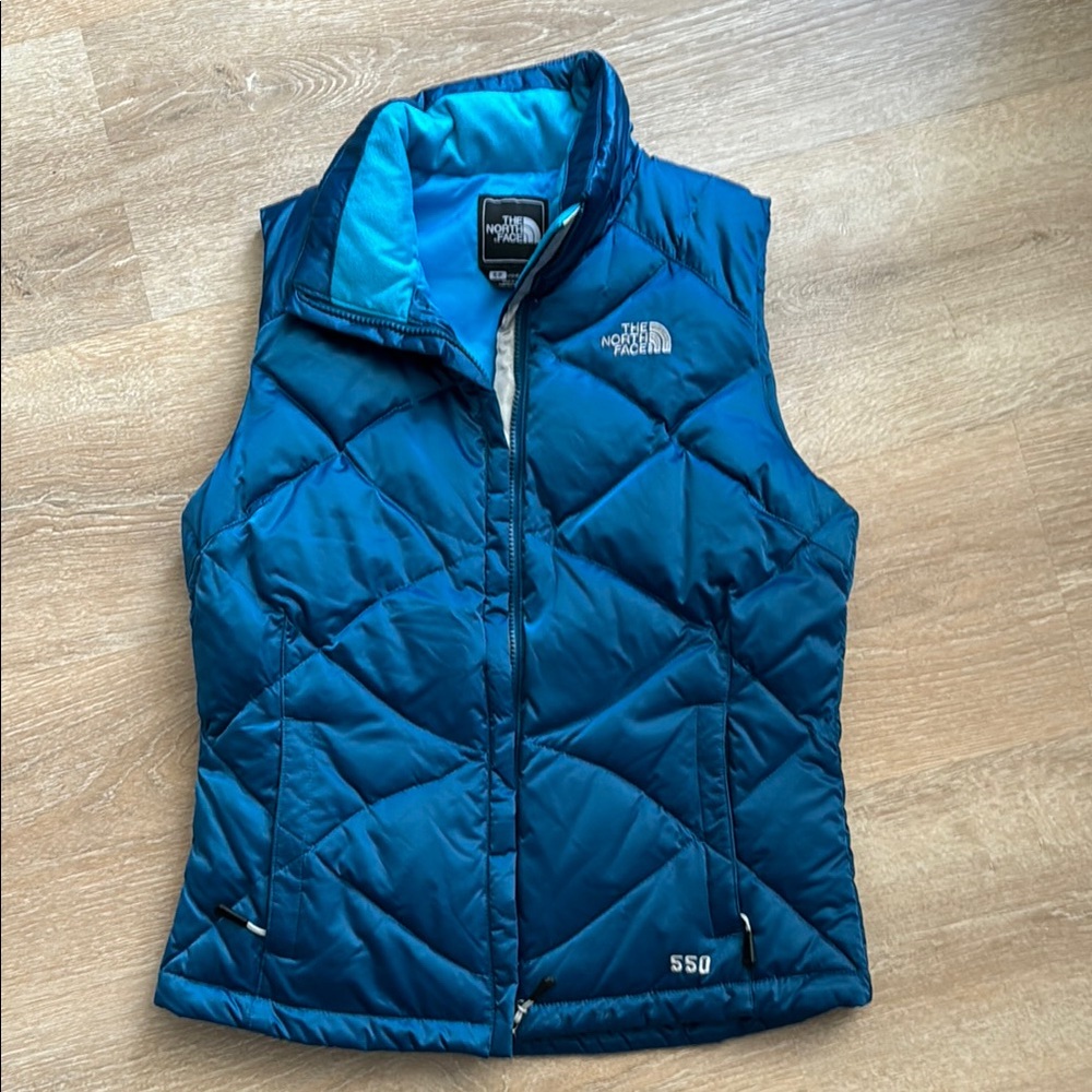 The North Face Blue Quilted Vest